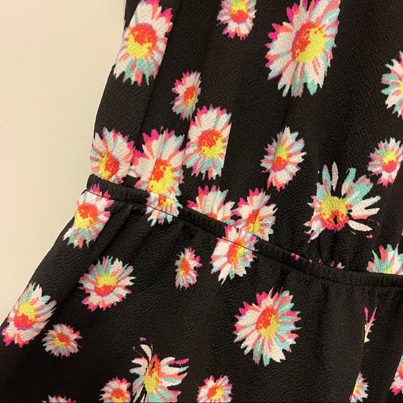 No Boundaries Floral Neon Dress - Picture 4 of 8